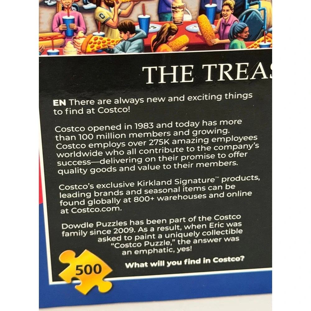 Dowdle Costco Wholesale The Treasure Hunt 500 Piece Jigsaw Puzzle Eric Dowdle